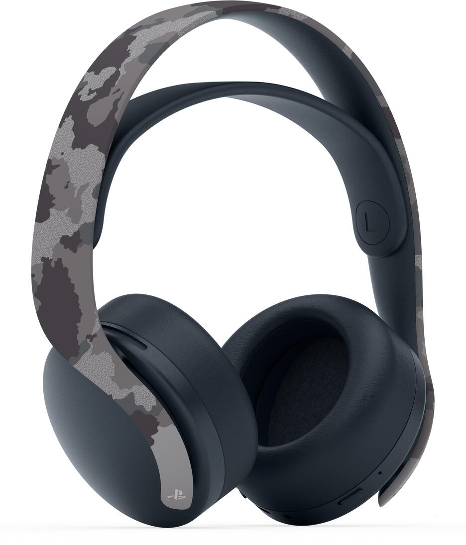 Cuffie Sony Wireless Pulse 3D PS4/PS5 Grey Camouflage Usato Cuffie Sony Wireless Pulse 3D PS4/PS5 Grey Camouflage Usato